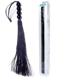 Черная силиконовая плеть - 37 см. - Boys of Toys - купить с доставкой в Набережных Челнах