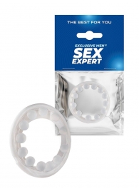 Эрекционное кольцо со стимулирующими шариками на поверхности - Sex Expert - в Набережных Челнах купить с доставкой