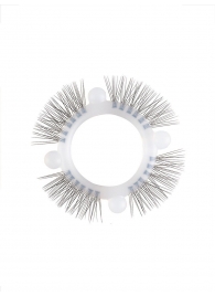 Эластичное кольцо с «ресничками» и 4 шариками - Sextaz - в Набережных Челнах купить с доставкой