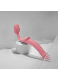 Розовый безремневой страпон Strap-on-me Semi-Realistic Bendable Strap-On size XL - Strap-on-me - купить с доставкой в Набережных Челнах