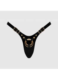 Черный пояс для фиксации насадок Strap-On-Me Leatherette Harness Fabulous - Strap-on-me - купить с доставкой в Набережных Челнах