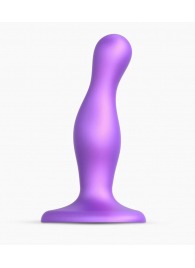 Фиолетовая насадка Strap-On-Me Dildo Plug Curvy size S - Strap-on-me - купить с доставкой в Набережных Челнах