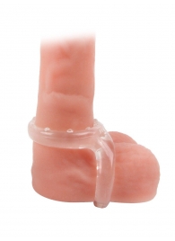 Прозрачное двойное эрекционное кольцо - Sex Expert - в Набережных Челнах купить с доставкой