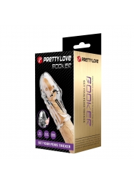 Прозрачная насадка на пенис Booker - 8 см. - Baile - в Набережных Челнах купить с доставкой