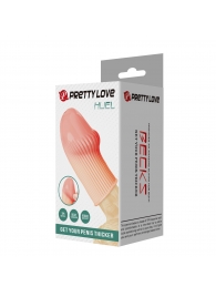 Телесная насадка на пенис Huel - 9 см. - Baile - в Набережных Челнах купить с доставкой