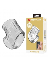 Прозрачная насадка на пенис и мошонку - Baile - в Набережных Челнах купить с доставкой