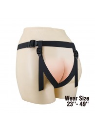 Черные трусики харнесс с платформой Caludio I - Baile - купить с доставкой в Набережных Челнах