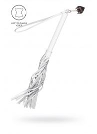 Белая кожаная плеть - 50 см. - Pecado - купить с доставкой в Набережных Челнах