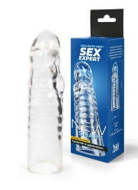 Прозрачная закрытая насадка на член - 15 см. - Sex Expert - в Набережных Челнах купить с доставкой