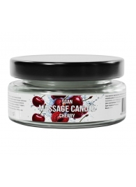 Массажная свеча «Спелая вишня» - 50 мл. - SGAN - купить с доставкой в Набережных Челнах