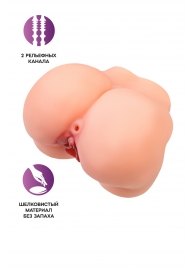 Реалистичный мастурбатор в форме попки с 2 любовными входами - No Name - в Набережных Челнах купить с доставкой