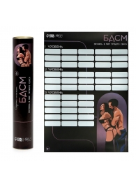 Плакат для двоих со скретч-слоем «БДСМ» - Сима-Ленд - купить с доставкой в Набережных Челнах