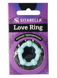 Цветное эрекционное кольцо Love Ring с бусинами - Sitabella - в Набережных Челнах купить с доставкой