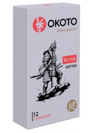 Точечные презервативы OKOTO Dotted - 12 шт. - Sitabella - купить с доставкой в Набережных Челнах