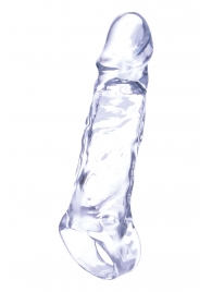 Прозрачная насадка-удлинитель Length Enhancer с подхватом - 16 см. - NMC - в Набережных Челнах купить с доставкой