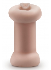 Телесный люминесцентный двусторонний мастурбатор Tasha - Blush Novelties - в Набережных Челнах купить с доставкой