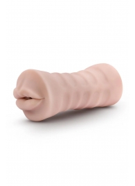 Телесный мастурбатор-ротик Nicole Vibrating Masturbator - Blush Novelties - в Набережных Челнах купить с доставкой