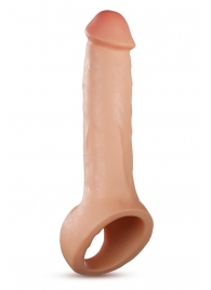 Телесная насадка-удлинитель Thrive 8.75 Inch Realistic Penis Extender Sleeve - 22,2 см. - Blush Novelties - в Набережных Челнах купить с доставкой
