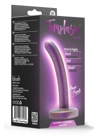 Фиолетовая насадка с гладкой поверхностью Surrender 4.75 Inch Beginner Pegging Dildo - 12 см. - Blush Novelties - купить с доставкой в Набережных Челнах