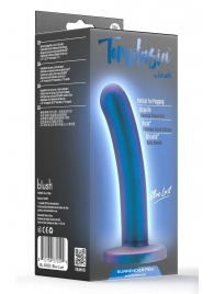 Синяя насадка с гладкой поверхностью Surrender 5.75 Inch Intermediate Pegging Dildo - 14,6 см. - Blush Novelties - купить с доставкой в Набережных Челнах