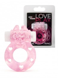 Розовое эрекционное виброкольцо в форме зайчика - 1137 - в Набережных Челнах купить с доставкой