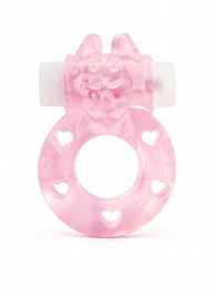 Розовое эрекционное виброкольцо в форме зайчика - 1137 - в Набережных Челнах купить с доставкой