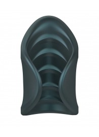 Серый сквозной мастурбатор с вибрацией Manwan Starter - Manwan - в Набережных Челнах купить с доставкой