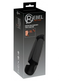 Черный вибромастурбатор с трехточечной стимуляцией Penis Trainer with 3 Point Stimulation - Orion - в Набережных Челнах купить с доставкой