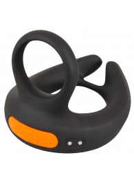 Черный вибростимулятор мошонки RC Scrotum Stimulator with Vibration - Orion - в Набережных Челнах купить с доставкой