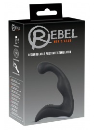 Черный перезаряжаемый стимулятор простаты с вибрацией - 14,6 см. - Orion - в Набережных Челнах купить с доставкой