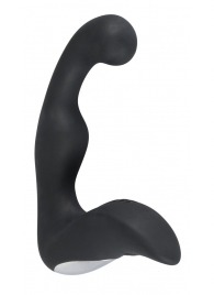 Черный перезаряжаемый стимулятор простаты с вибрацией - 14,6 см. - Orion - в Набережных Челнах купить с доставкой