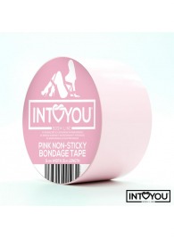Розовый скотч для фиксации Non-Sticky Bondage Tape - 15 м. - Intoyou - купить с доставкой в Набережных Челнах