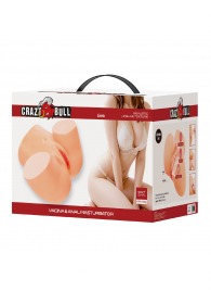 Телесный мастурбатор Liora с 2 любовными тоннелями - Baile - в Набережных Челнах купить с доставкой