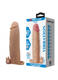 Телесная насадка на пенис Xerxes - 22 см. - Baile - в Набережных Челнах купить с доставкой