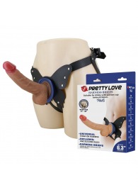 Поясной страпон Wells: трусики в форме бабочки и фаллоимитатор-насадка - Baile - купить с доставкой в Набережных Челнах