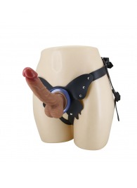 Поясной страпон Wells: трусики в форме бабочки и фаллоимитатор-насадка - Baile - купить с доставкой в Набережных Челнах