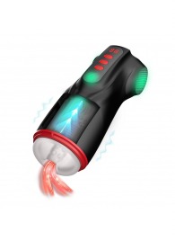 Интерактивный мастурбатор Raven с вакуумом, вибрацией и подсветкой - Shots Media BV - в Набережных Челнах купить с доставкой