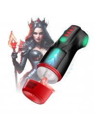 Интерактивный мастурбатор Raven с вакуумом, вибрацией и подсветкой - Shots Media BV - в Набережных Челнах купить с доставкой