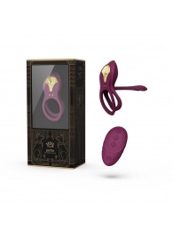 Фиолетовое эрекционное виброкольцо Bayek с пультом ДУ - Zalo - в Набережных Челнах купить с доставкой