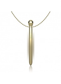 Золотистая подвеска на шею с вибрацией - Ibiza