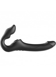 Черный безремневой страпон с 3 моторами - Ibiza - купить с доставкой в Набережных Челнах