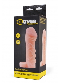 Фаллическая удлиняющая насадка с кольцом для фиксации - 16 см. - ToyFa - в Набережных Челнах купить с доставкой