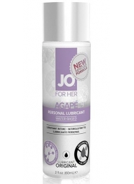 Лубрикант на водной основе для женщин JO AGAPE LUBRICANT ORIGINAL - 60 мл. - System JO - купить с доставкой в Набережных Челнах