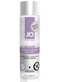 Женский лубрикант на водной основе JO AGAPE LUBRICANT ORIGINAL - 120 мл. - System JO - купить с доставкой в Набережных Челнах