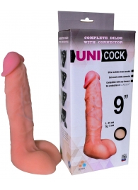 Фаллическая насадка Харнесс UNICOCK 9  - 24 см. - LOVETOY (А-Полимер) - купить с доставкой в Набережных Челнах