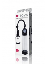 Чёрная вакуумная помпа A-toys с манометром и прозрачной колбой - A-toys - в Набережных Челнах купить с доставкой