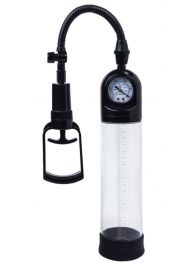 Чёрная вакуумная помпа A-toys с манометром и прозрачной колбой - A-toys - в Набережных Челнах купить с доставкой
