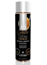 Лубрикант с ароматом крем-брюле JO GELATO CREME BRULEE - 120 мл. - System JO - купить с доставкой в Набережных Челнах