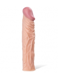 Насадка с ярко выраженной головкой и рельефным стволом - 19 см. - A-toys - в Набережных Челнах купить с доставкой