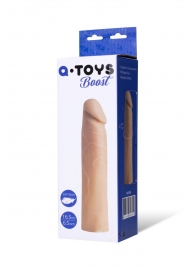 Реалистичная насадка с ярко выраженной головкой - 16,5 см. - A-toys - в Набережных Челнах купить с доставкой